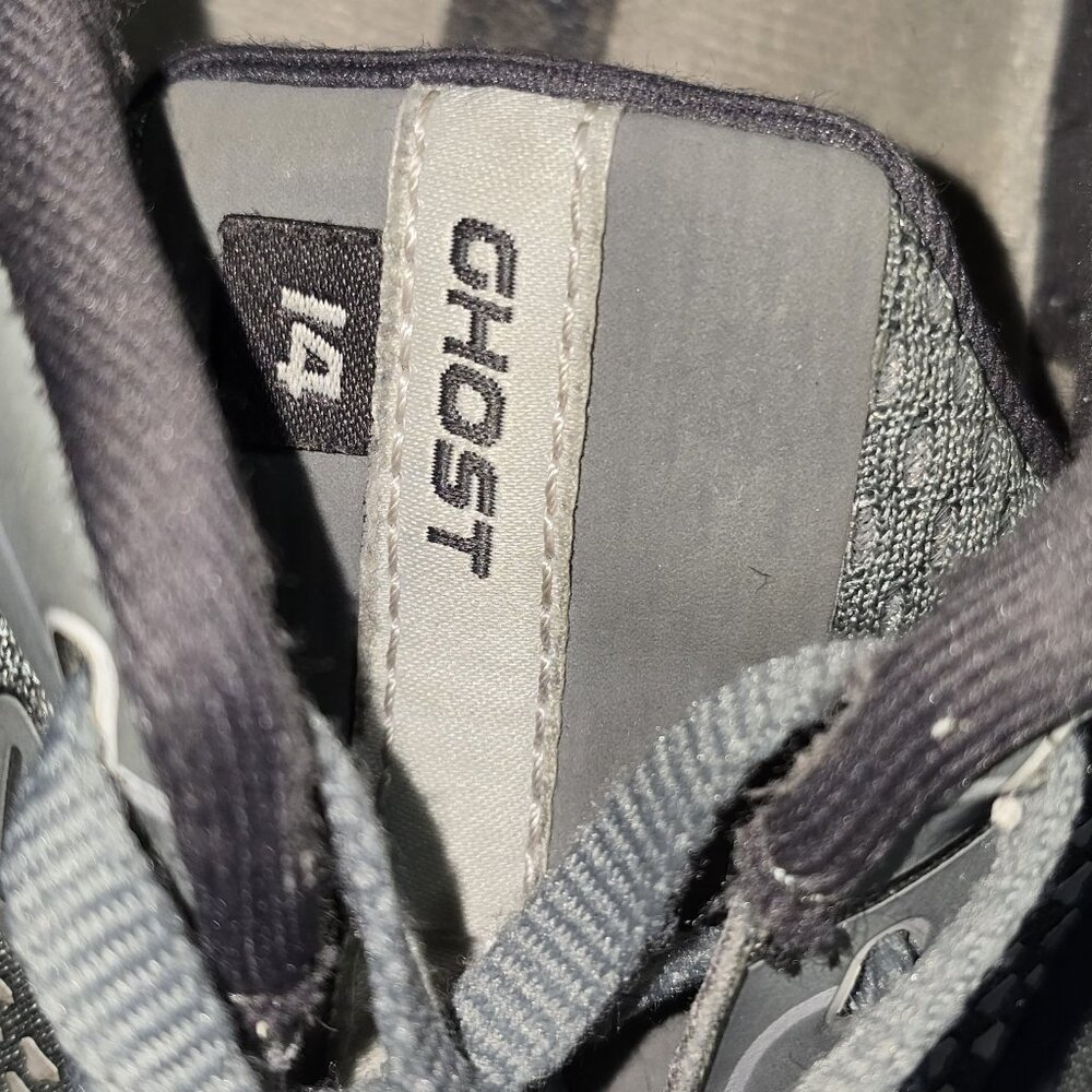 Brooks Ghost 14 Gray Alloy Men's 11.5 See Photos Good Used Condition G14 Grey - Picture 10 of 10